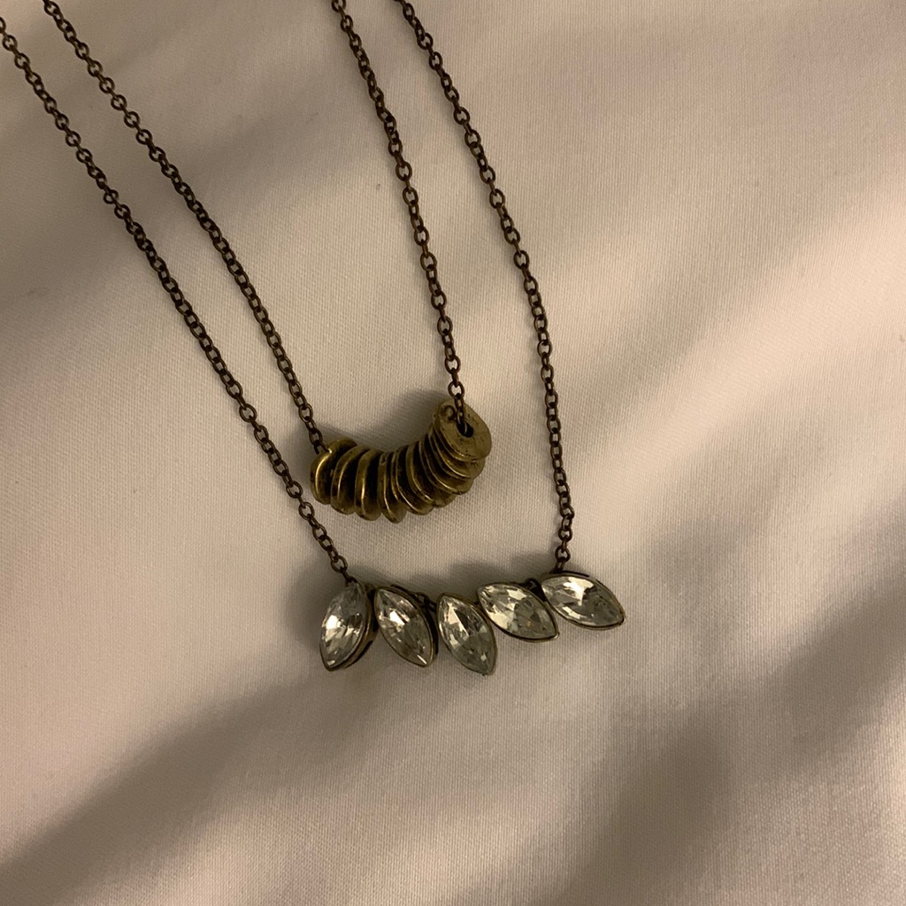 Abercrombie And Fitch Layered Gold Necklace